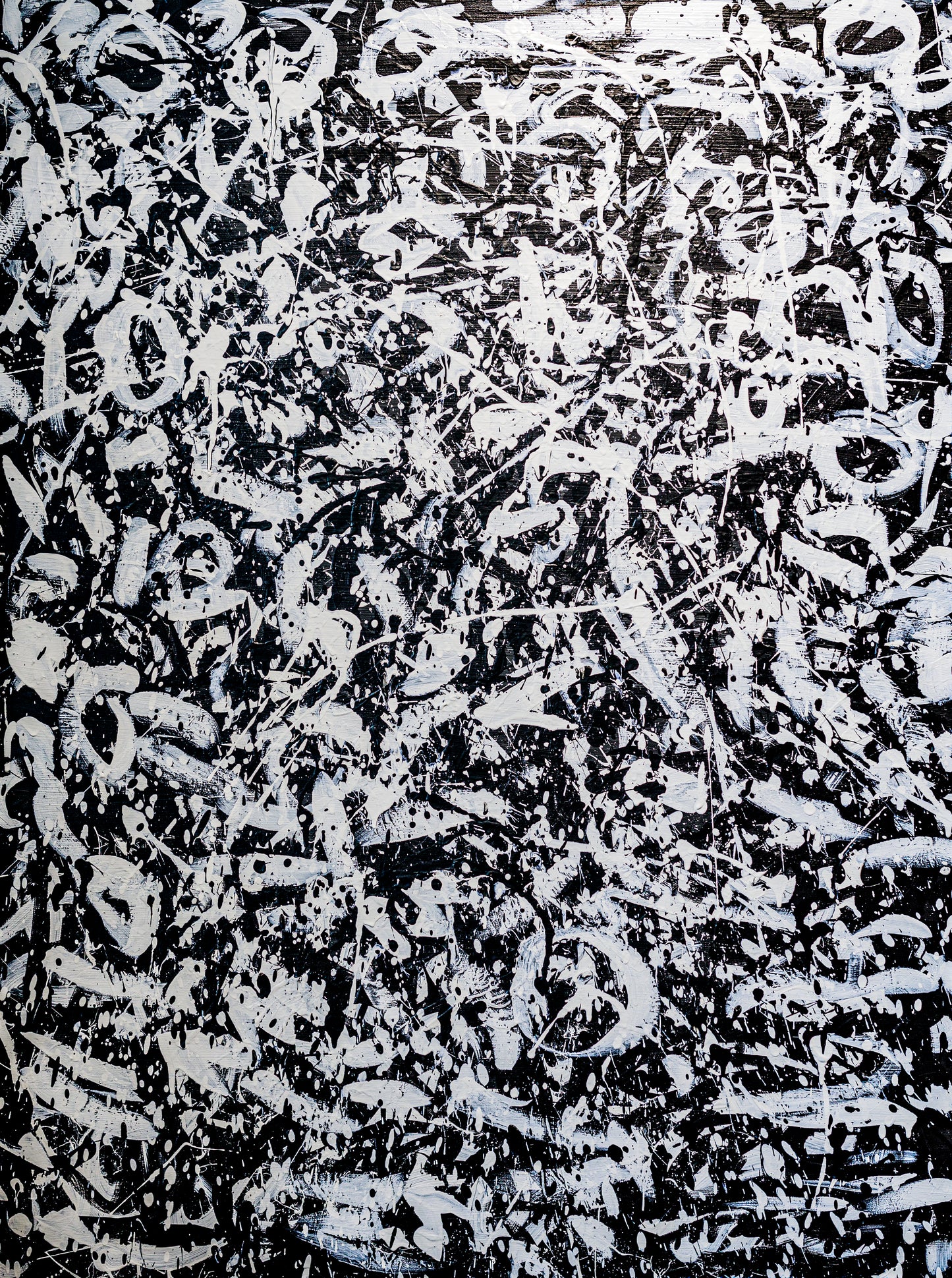 Cedric Alexander Thurman, Life Will Be, 2024, Acrylic and spray paint on canvas, 36”x48”