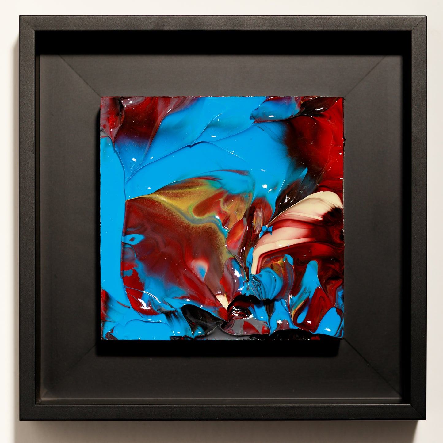 Steve Banaszek, Juicy Baby #10, 2024, acrylic on wood block.