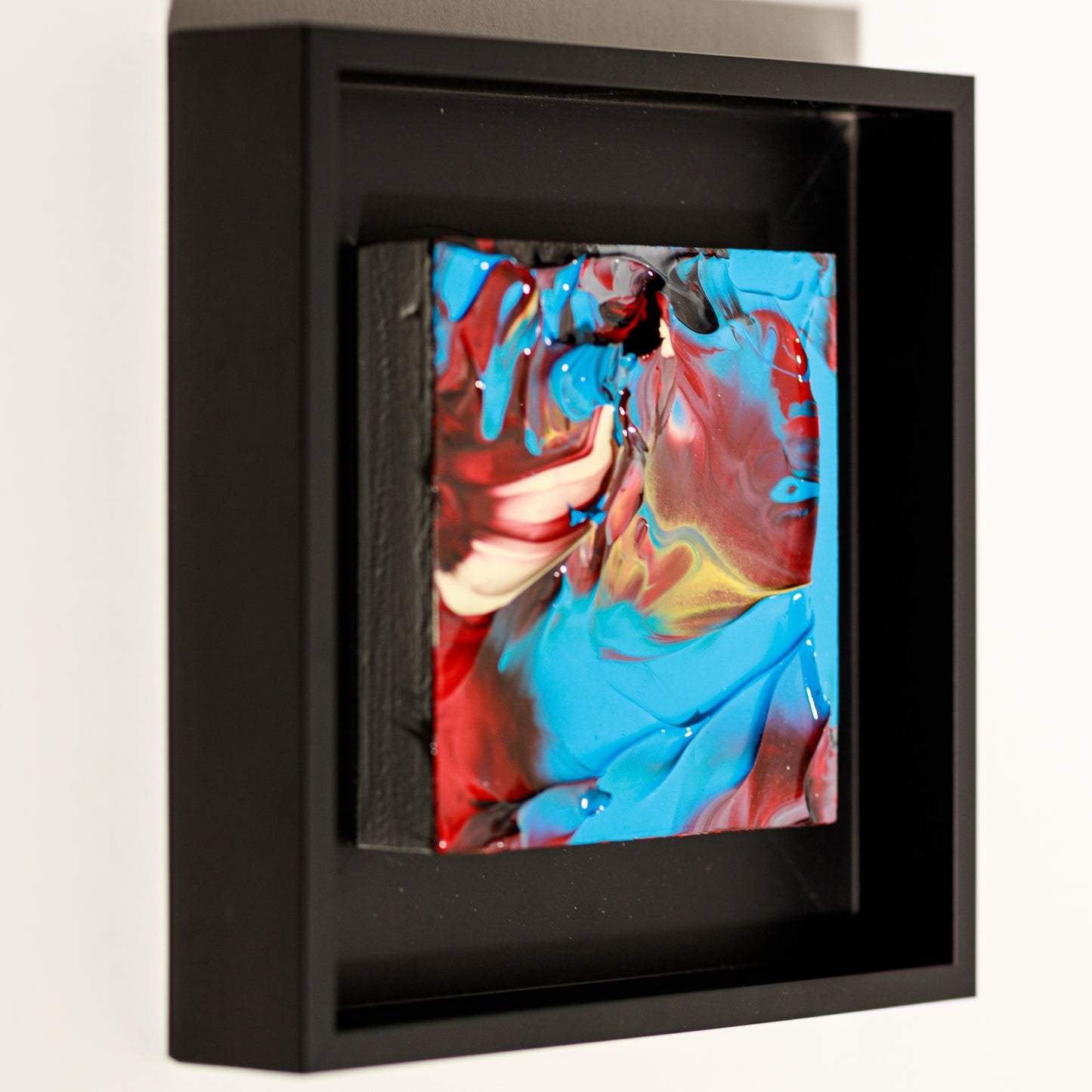 Steve Banaszek, Juicy Baby #10, 2024, acrylic on wood block.