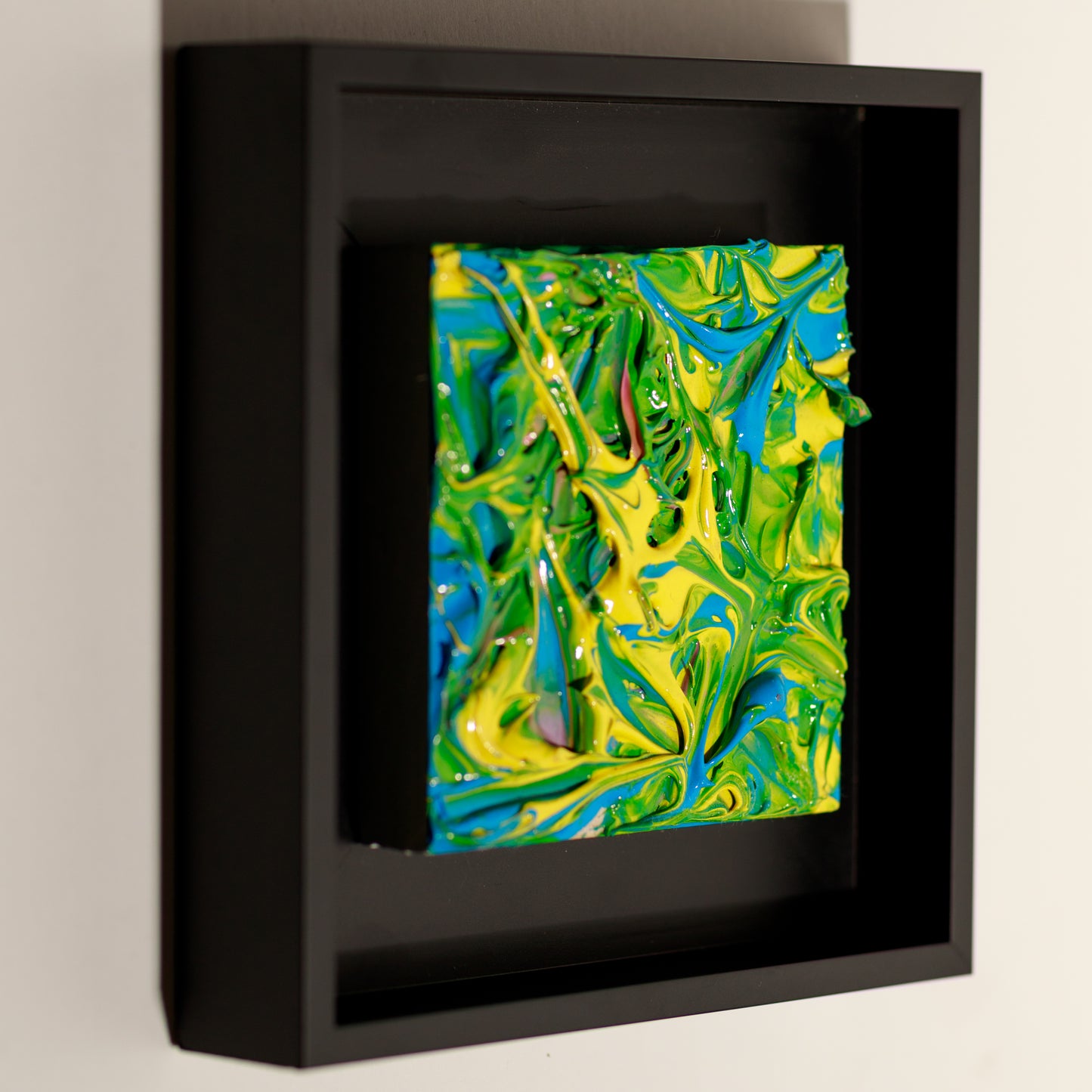 Steve Banaszek, Juicy Baby #14, 2024, acrylic on wood block.