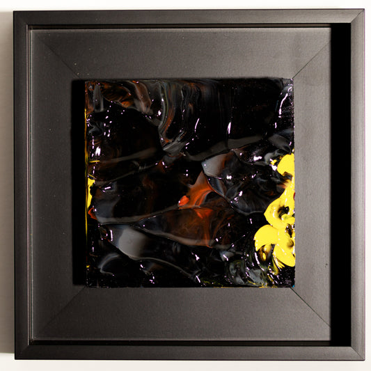 Steve Banaszek, Juicy baby #3, 2024, acrylic on wood block