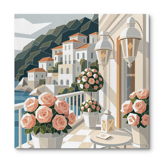 “Harmony of Luxury 3”, 40x40 in, acrylic on canvas, 2025