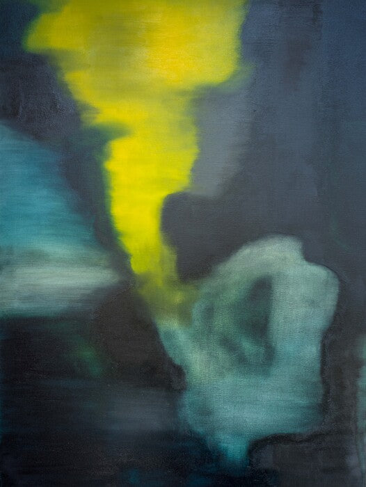 "Whispered Passage" Alex Z Wang, Oil on Canvas 40" x 30" x 0.67" | 2025